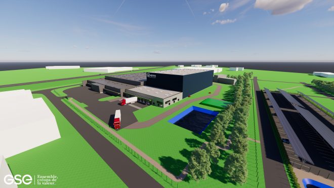 Un entrepôt grande hauteur de stockage automatisé pour LA BOVIDA